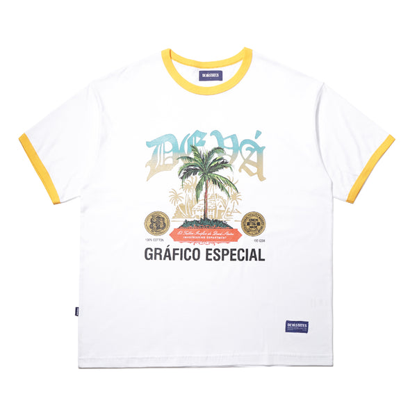 Paraíso T-Shirt - White/Yellow