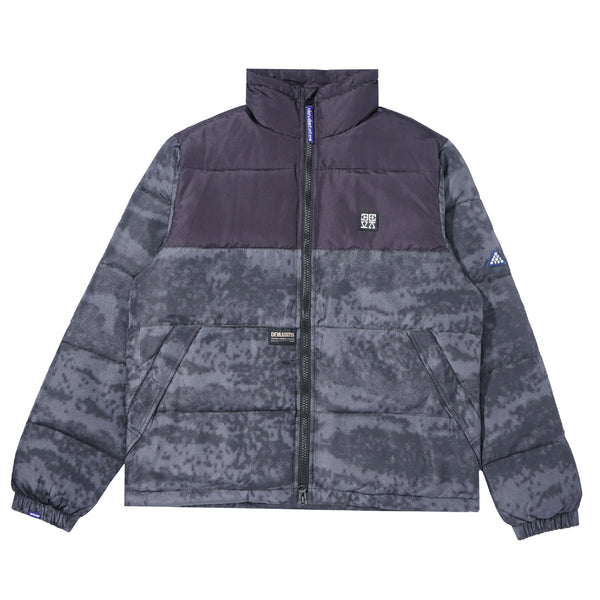 Warpaint Puffer Jacket - Black/Multi