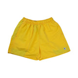 Plain Square Logo P Beach Trunks - Yellow/Pink