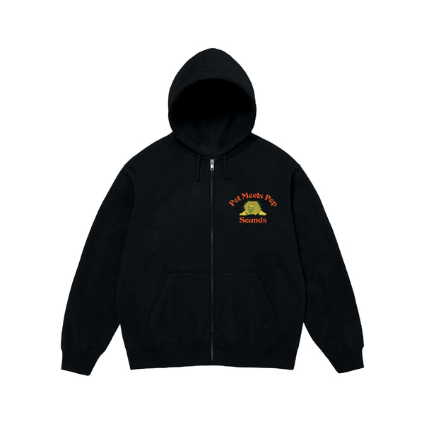 Soundsytem Zip Hoodie - Black