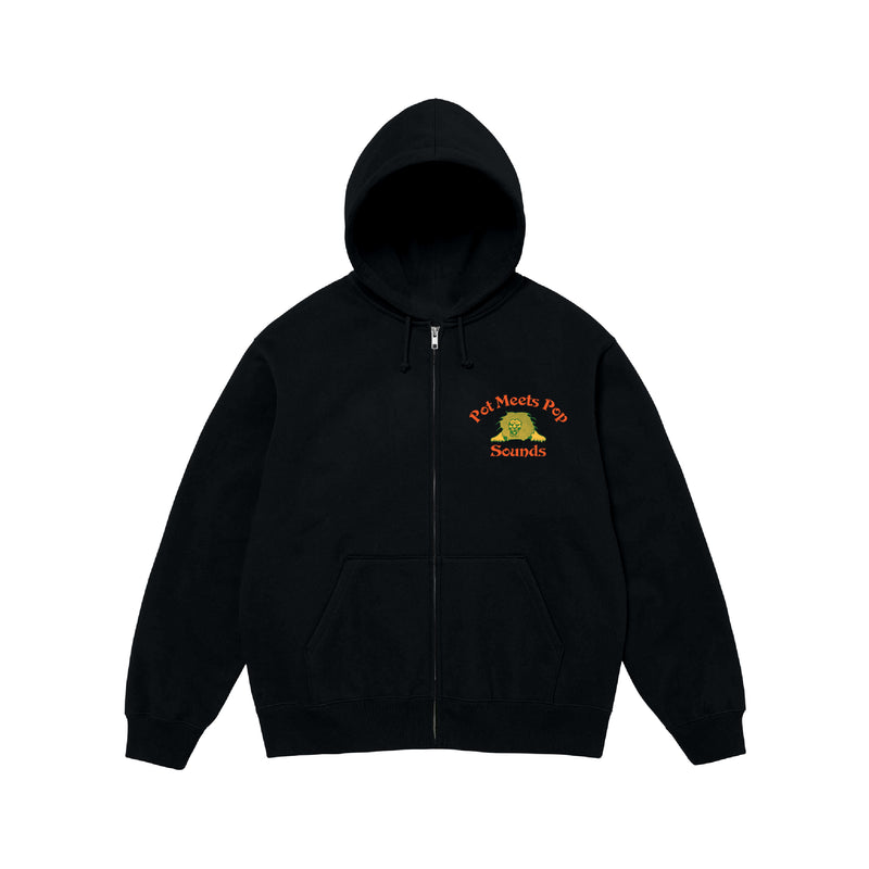 Soundsytem Zip Hoodie - Black