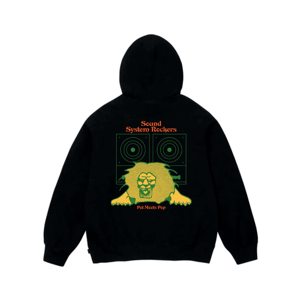 Soundsytem Zip Hoodie - Black