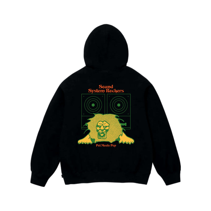 Soundsytem Zip Hoodie - Black