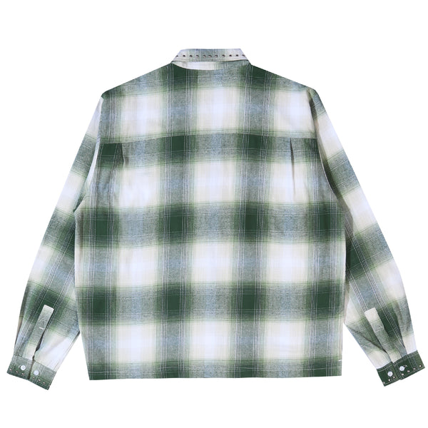 Orbis Zip Shirt Plaid - Green