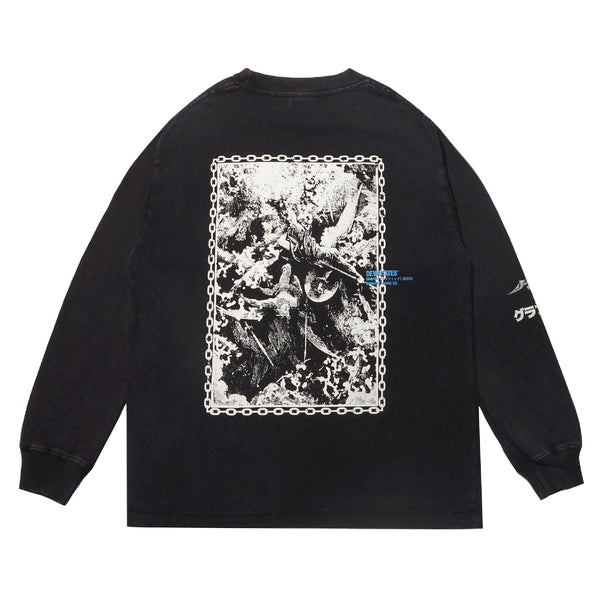 Guerre LS T-Shirt - Washed Black