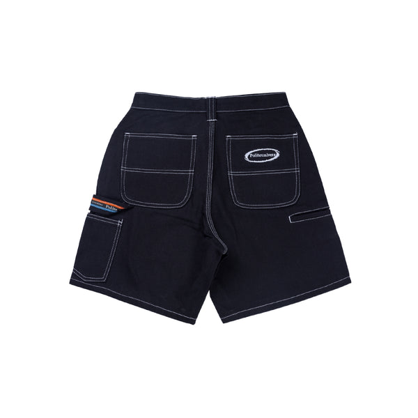 Distorted Logo Painter Short - Black/White