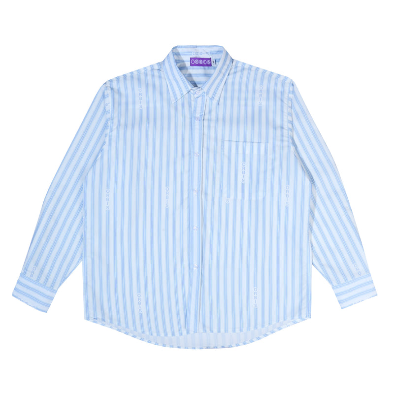 Orbis Stripes Shirt Logo - Blue
