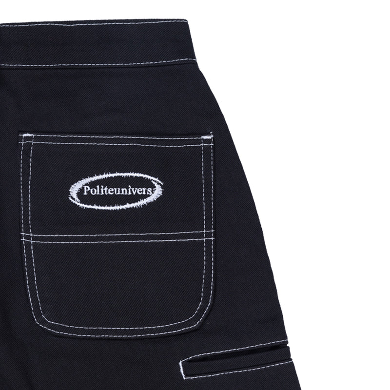 Distorted Logo Painter Short - Black/White – Orbis