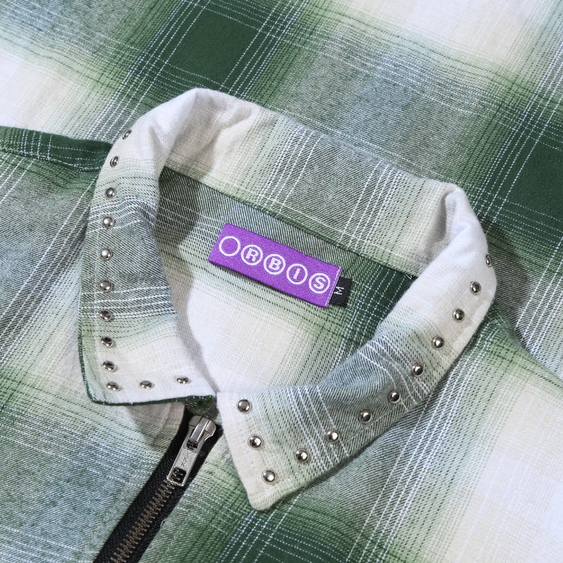 Orbis Zip Shirt Plaid - Green