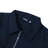 Wabash Stripe Work Jacket - Dark Blue