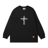 Cross Longsleeve T-Shirt - Black