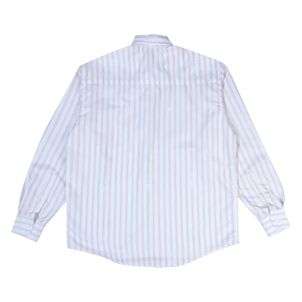 Orbis Stripes Shirt Logo - Brown