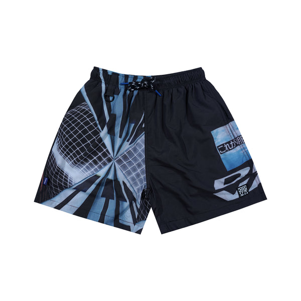 KT-2 Printed Nylon Shorts - Multi