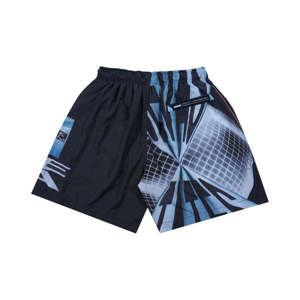 KT-2 Printed Nylon Shorts - Multi