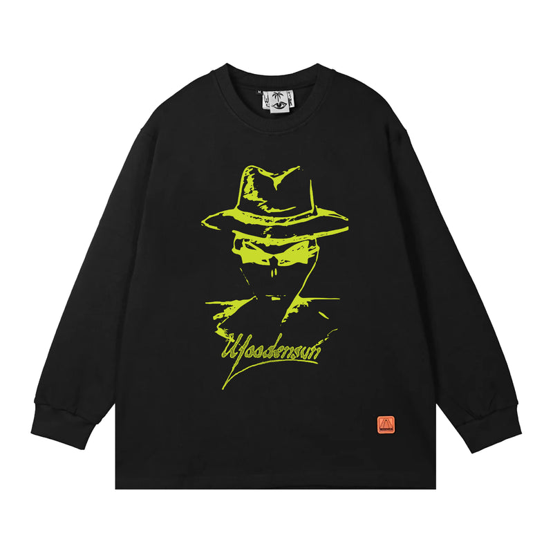 Nobody Longsleeve T-Shirt - Black