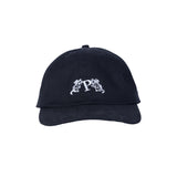 P Cats 6 Panel Hats - Black