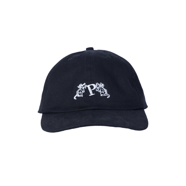 P Cats 6 Panel Hats - Black