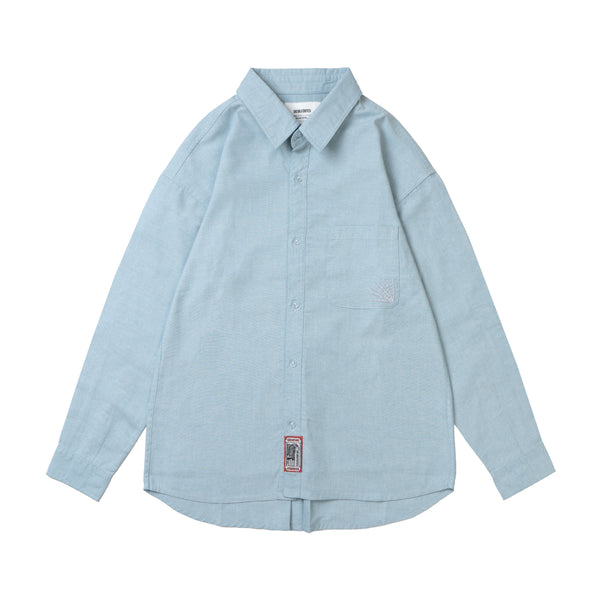Grind Chambray Shirt - Blue