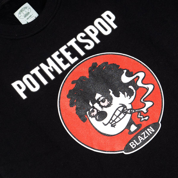 Blazin Crewneck - Black