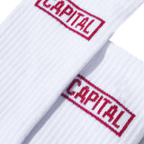 Logo Sock - White