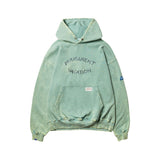 Permanent Distressed Hoodie - Washed Green