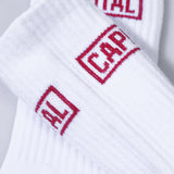 Logo Sock - White