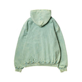 Permanent Distressed Hoodie - Washed Green