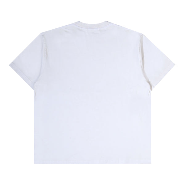 Orbis Pills Logo T-Shirt - Dyed White