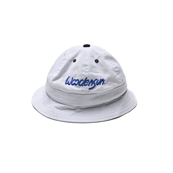 Log Bucket Hat - White