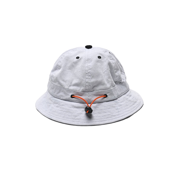 Log Bucket Hat - White