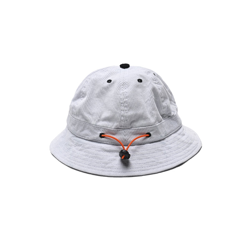 Log Bucket Hat - White