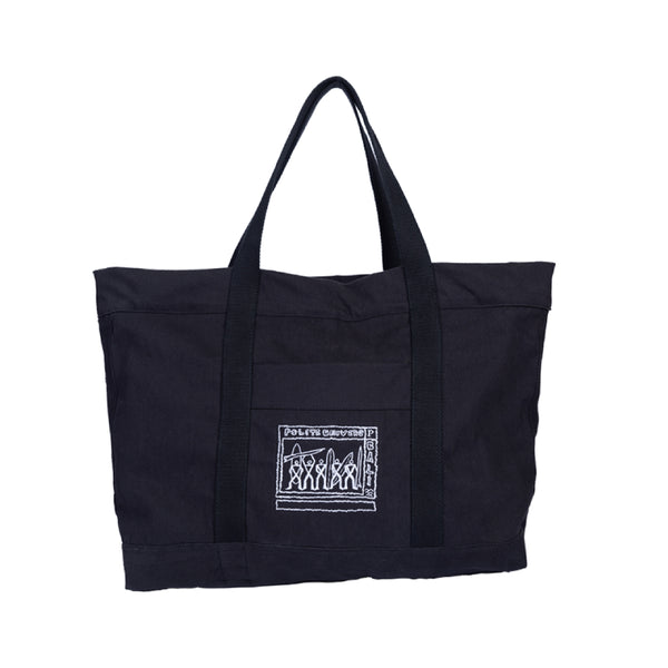 Anak Surf Bali Lightweight Totebag - Black/White