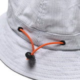 Log Bucket Hat - White