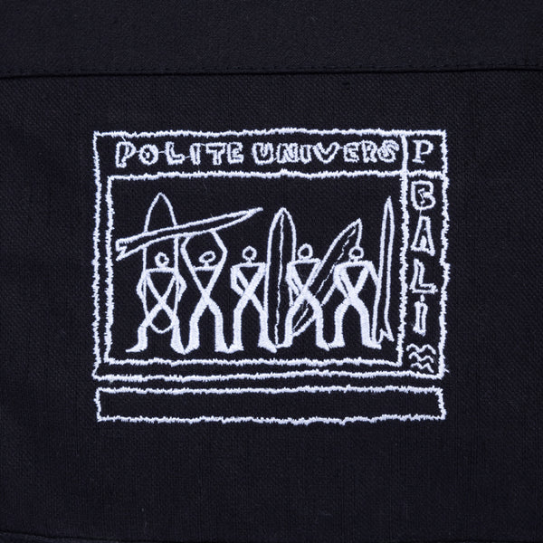 Anak Surf Bali Lightweight Totebag - Black/White