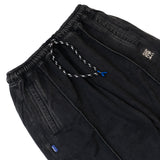 Midtown Faded Terry Trackpants - Washed Black