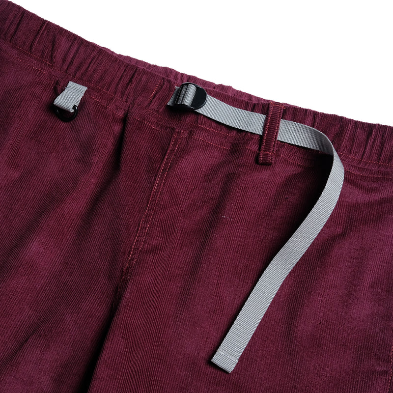 Q Logo Shorts - Red Maroon