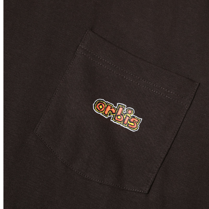 Orbis Layered Mix Waffle T-Shirt - Brown