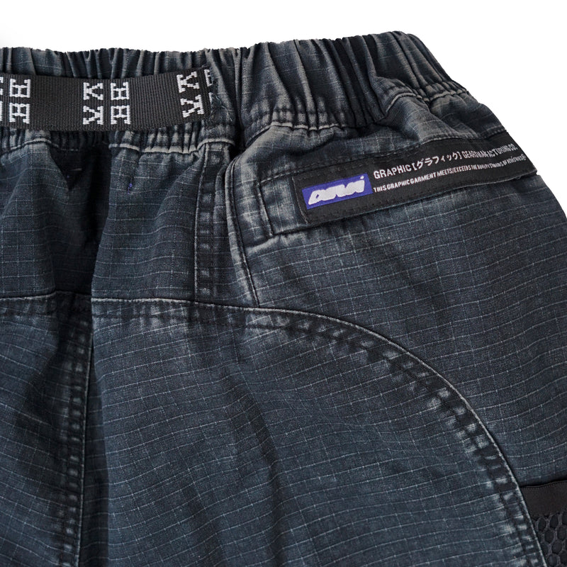 Hike Cargo Shorts - Washed Black