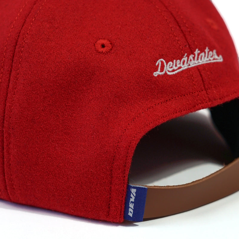 Academy Strapback Ball Cap - Red/Multi