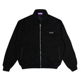 Orbis Script Work Studded Jacket - Black