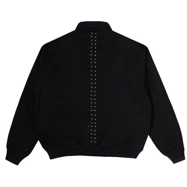 Orbis Script Work Studded Jacket - Black