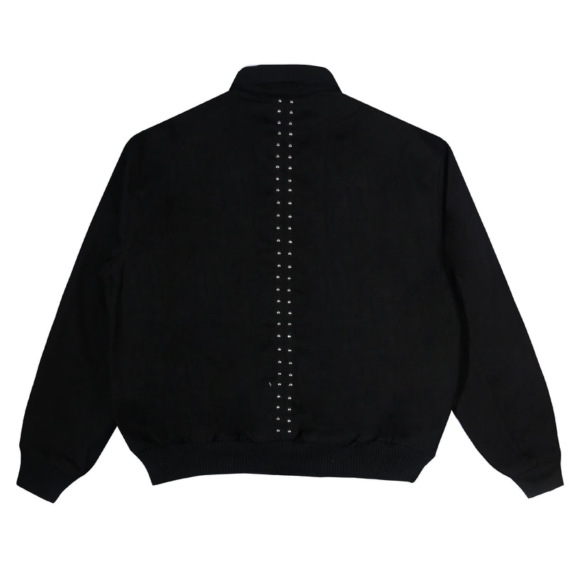 Orbis Script Work Studded Jacket - Black