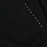 Orbis Script Work Studded Jacket - Black