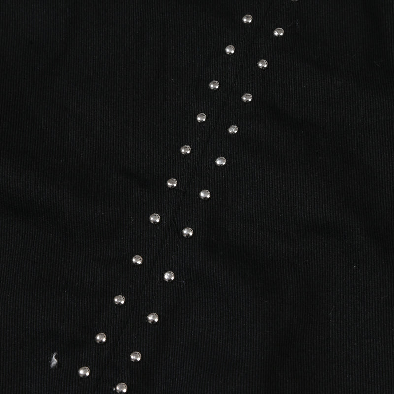 Orbis Script Work Studded Jacket - Black