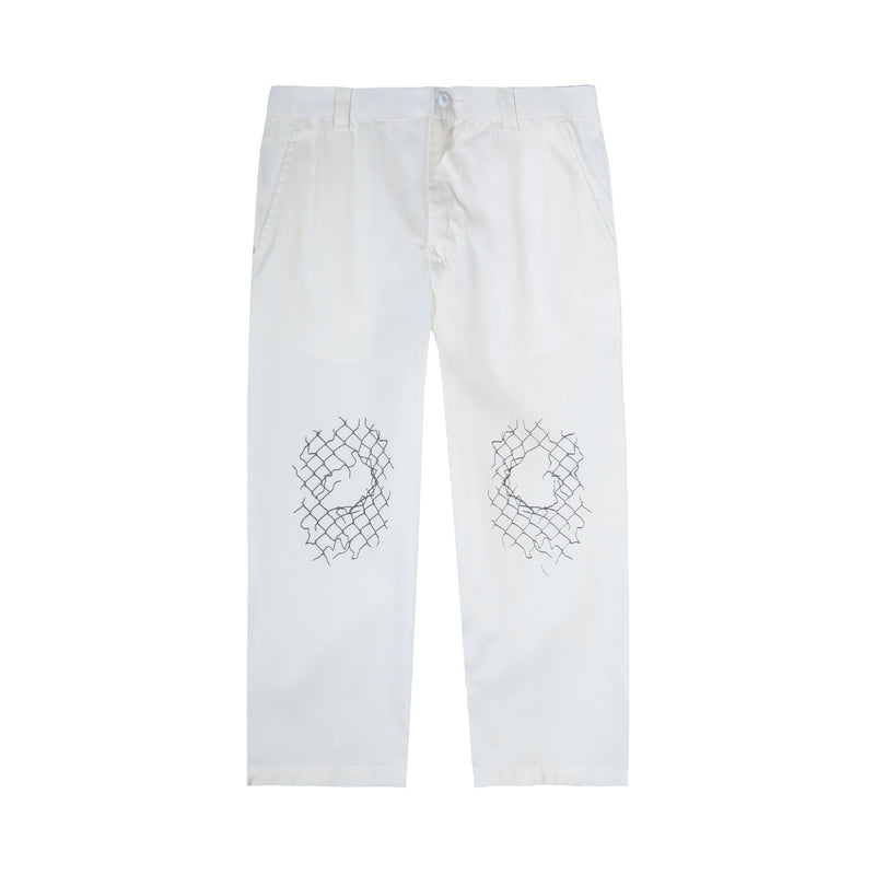 Orbis Wire Regular Pants - White