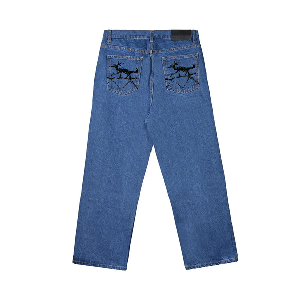Age Denim Pants - Blue Denim