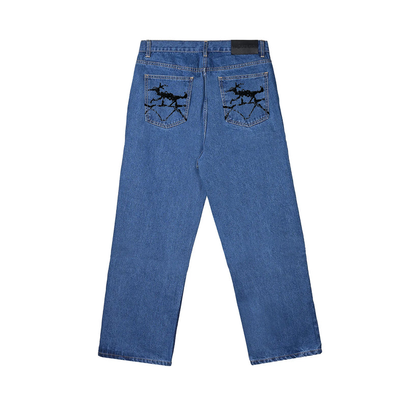 Age Denim Pants - Blue Denim