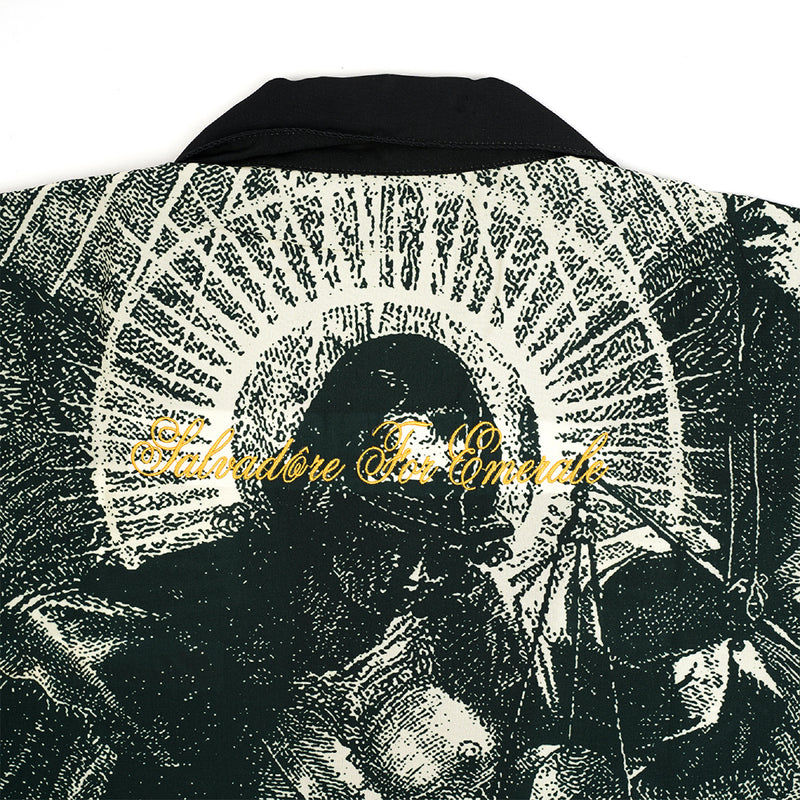 Sun Miguel Arcangel Bowling Shirt Full Print