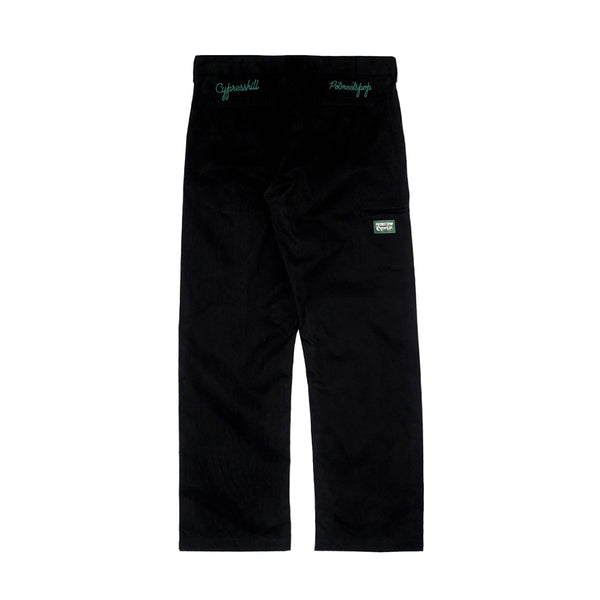 Pot Meets Pop x Cypress Hill - Skull & Compass Work Pants Black
