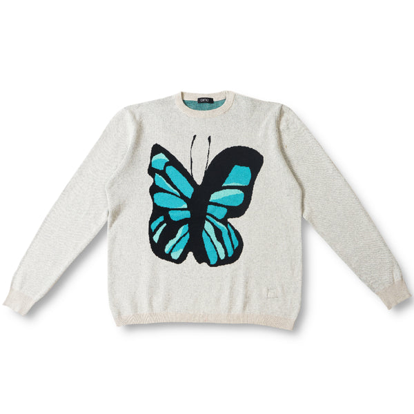Papillon Crewneck - Misty Grey